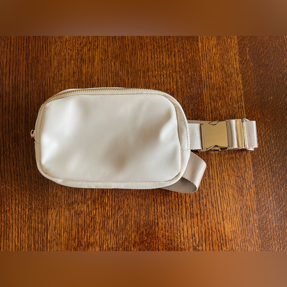 Cream Belt Bag